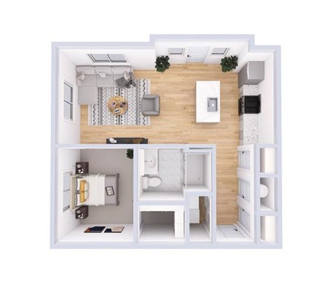 The Pearl at Ridgeview West 3D floor plan image