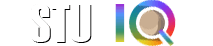 The image contains the letters "STU" and a colorful circular design.