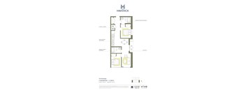 The Breithaupt Floor Plan at The Maverick Apartments, Kitchener, ON, N2H 0E3