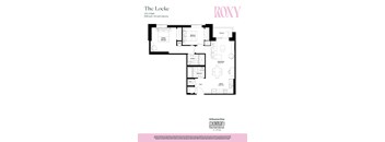 2 bed 2 bath floor plan at Roxy Apartments, Ontario, L8H 0B7