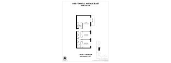 A floor plan for a home at 1195 Fennell Avenue East in Hamilton, Ontario.
