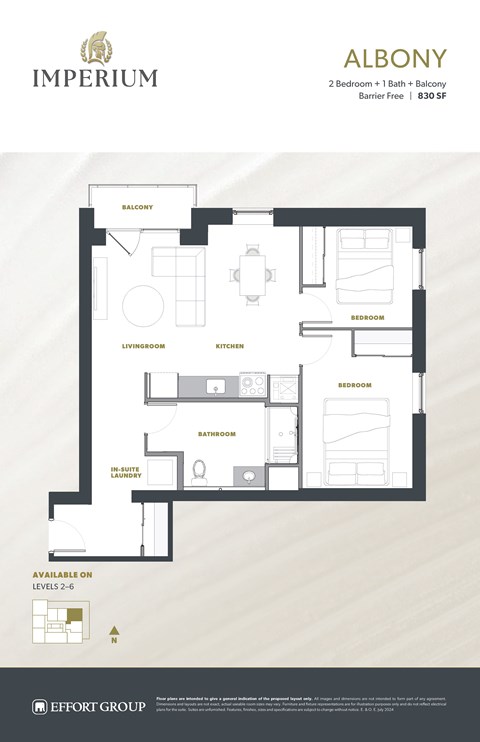 Albony Floor Plan at Imperium, Dundas, ON L9H 0C8