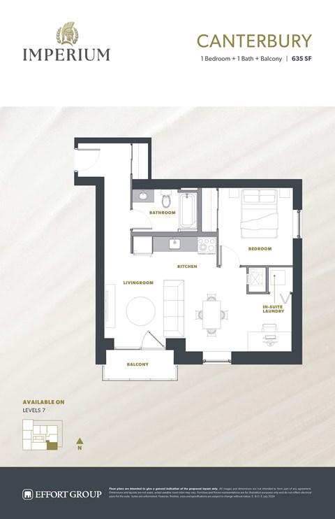 Canterbury Floor Plan at Imperium, Dundas, L9H 0C8