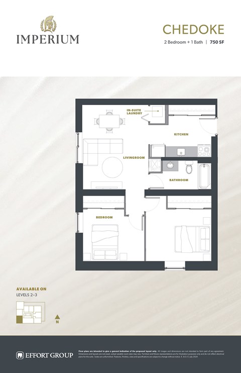 Chedoke Floor Plan at Imperium, Dundas, L9H 0C8