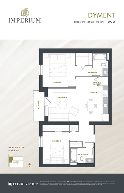 Dyment Floor Plan at Imperium, Dundas Ontario