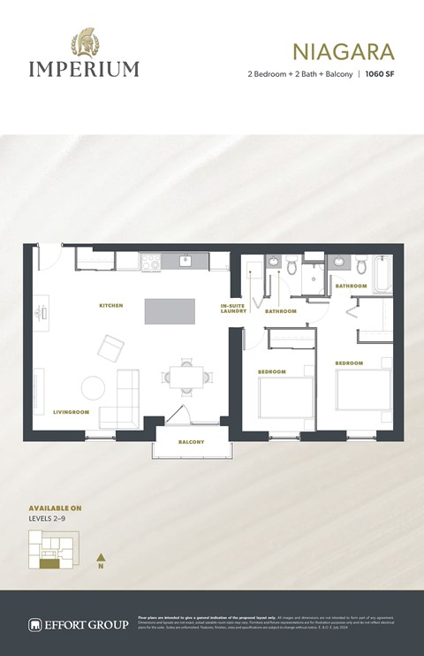 Niagara Floor Plan at Imperium, Ontario