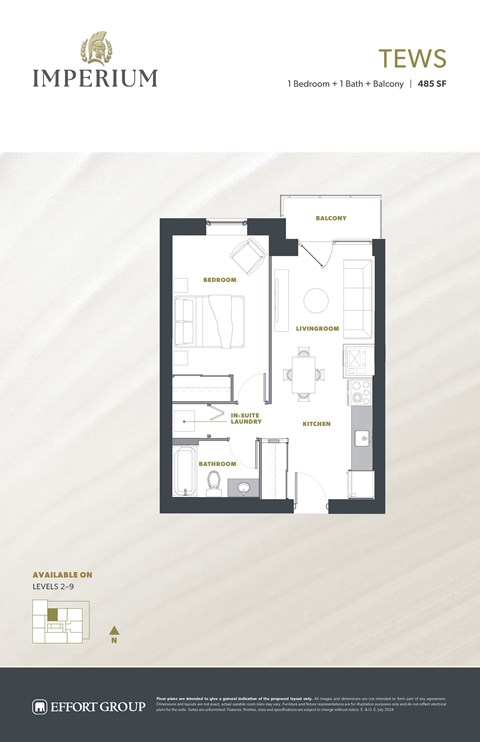 Tews Floor Plan at Imperium, Dundas, L9H 0C8