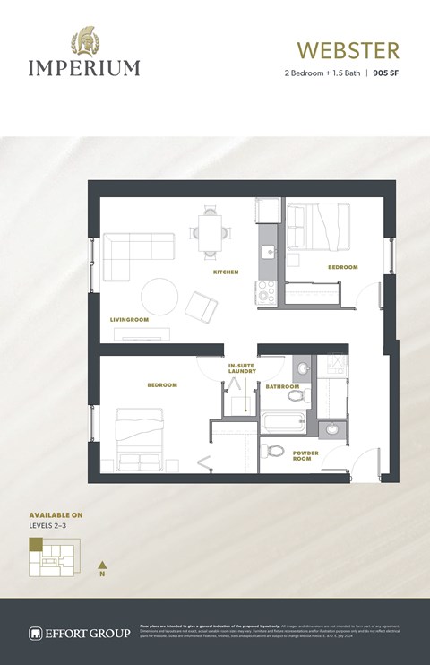 Webster Floor Plan at Imperium, Ontario, L9H 0C8