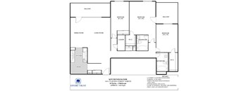 A floor plan of a kitchen with details about the kitchen manager.