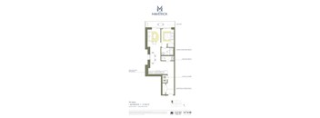 THEALPINE Floor Plan at The Maverick Apartments, Ontario
