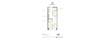 THEFREDERICK Floor Plan at The Maverick Apartments, Kitchener, N2H 0E3