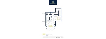 THEIDLEWOOD Floor Plan at The Maverick Apartments, Kitchener