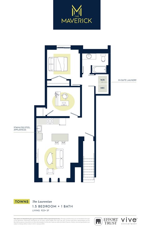 THELAURENTIAN Floor Plan at The Maverick, Ontario, N2H 0E3