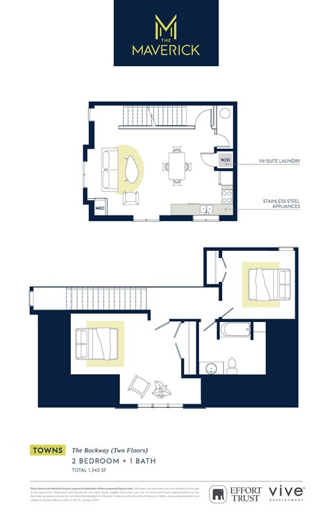 THEROCKWAY Floor Plan at The Maverick, Kitchener, ON N2H 0E3