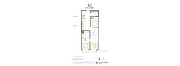 THEROSEMOUNT Floor Plan at The Maverick Apartments, Kitchener, ON, N2H 0E3
