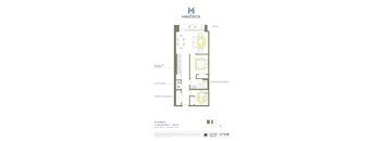 THEBRIDGEPORT Floor Plan at The Maverick Apartments, Kitchener, Ontario