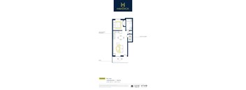 THECEDAR Floor Plan at The Maverick Apartments, Kitchener