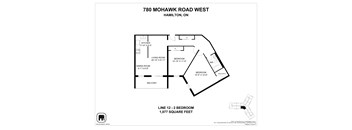 A floor plan for a property at 780 Mohawk Road West, Hamilton, ON is displayed.
