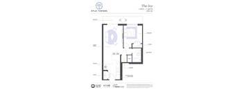 Ivy Floor Plan at Sylk Towers, Ontario