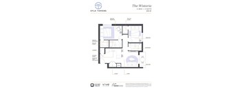 Wisteria Floor Plan at Sylk Towers, Ontario