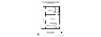 A floor plan for a home at 4 Village Green Boulevard.