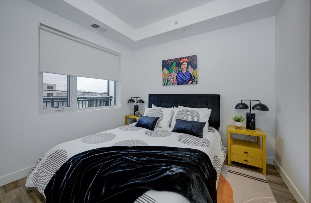 Comfortable Bedroom at The Maverick, Kitchener, ON N2H 0E3