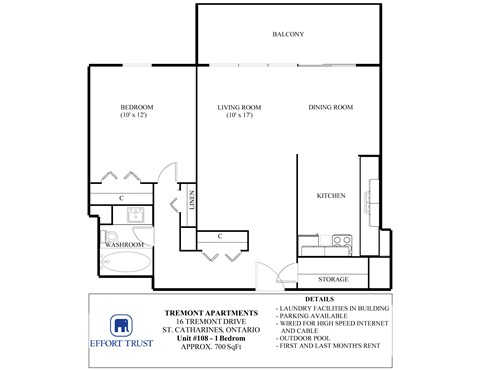 16 Tremont Drive Studio-3 Beds Apartment for Rent - Photo Gallery 14