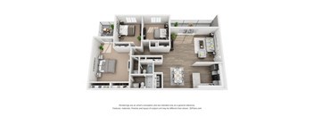HERMES CLASSIC PLUS Floor Plan at Latitude at Riverchase, Hoover, Alabama