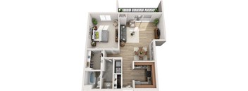 Lenox Elite Floor Plan at Atler at Brookhaven, Atlanta, Georgia