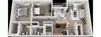 Garden II Floor Plan at Sienna Ridge, Georgia