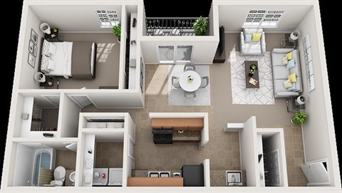 Garden I Floor Plan at Sienna Ridge, Atlanta