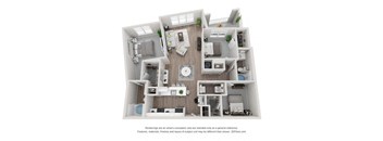 Embry Floor Plan at Vue at Embry Hills, Atlanta, 30042