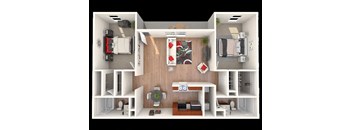 The Overlook Classic Floor Plan at Breckinridge Vue, Georgia, 30096