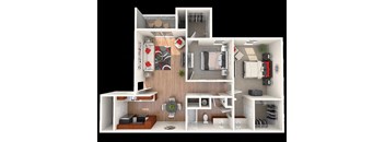 The Ridge Classic Floor Plan at Breckinridge Vue, Duluth, 30096