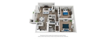 HARRISON Classic Floor Plan at Spalding Vue, Peachtree Corners