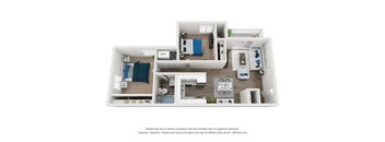 MILLER Classic Plus Floor Plan at Spalding Vue, Peachtree Corners, GA, 30092