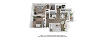 HARRISON Classic Floor Plan at Vue on Medlock, Peachtree Corners, GA, 30092