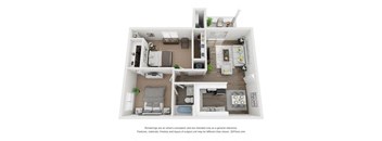 MILLER Elite Floor Plan at Vue on Medlock, Georgia, 30092