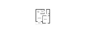 1 bed 1 bath at Oak Center Apartments, Oakland, CA, 94607