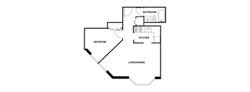 1 Bed 1 Bath at Fullerton Court Apartments, Chicago