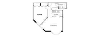 1 Bed 1 Bath - Large at Fullerton Court Apartments, Chicago