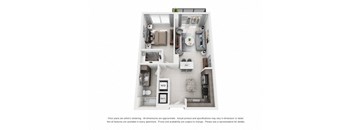 A2 Floor Plan at Palma, Doral, FL, 33166