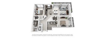 1B3 Floor Plan at Palma, Doral, 33166