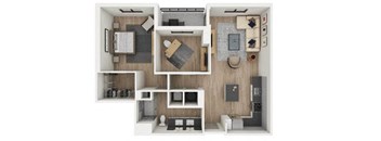 A5 Floor Plan at Palma, Doral