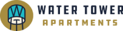 A logo for water tower apartments is displayed.