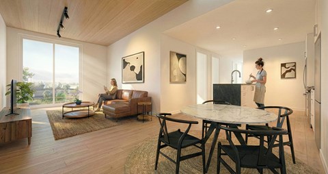 Dining And Living Area at Haven, Vancouver, BC
