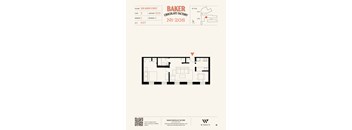 A floor plan for Baker Chocolate Factory on Adams Street.