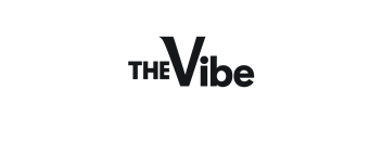 The image shows the text "THE Vibe" in large black letters on a green background.