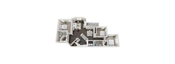 A floor plan of a house with a living room, dining room, kitchen, and optional sunroom.