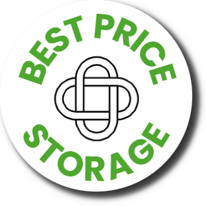 A logo that says "Best Price Storage" with a symbol in the center.